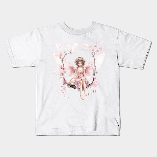 Magical Pink Fairy Kids T-Shirt by tfortwo